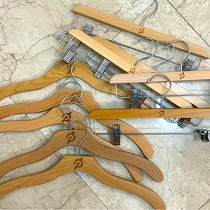 Set of 10 Wood Peloton Hangers